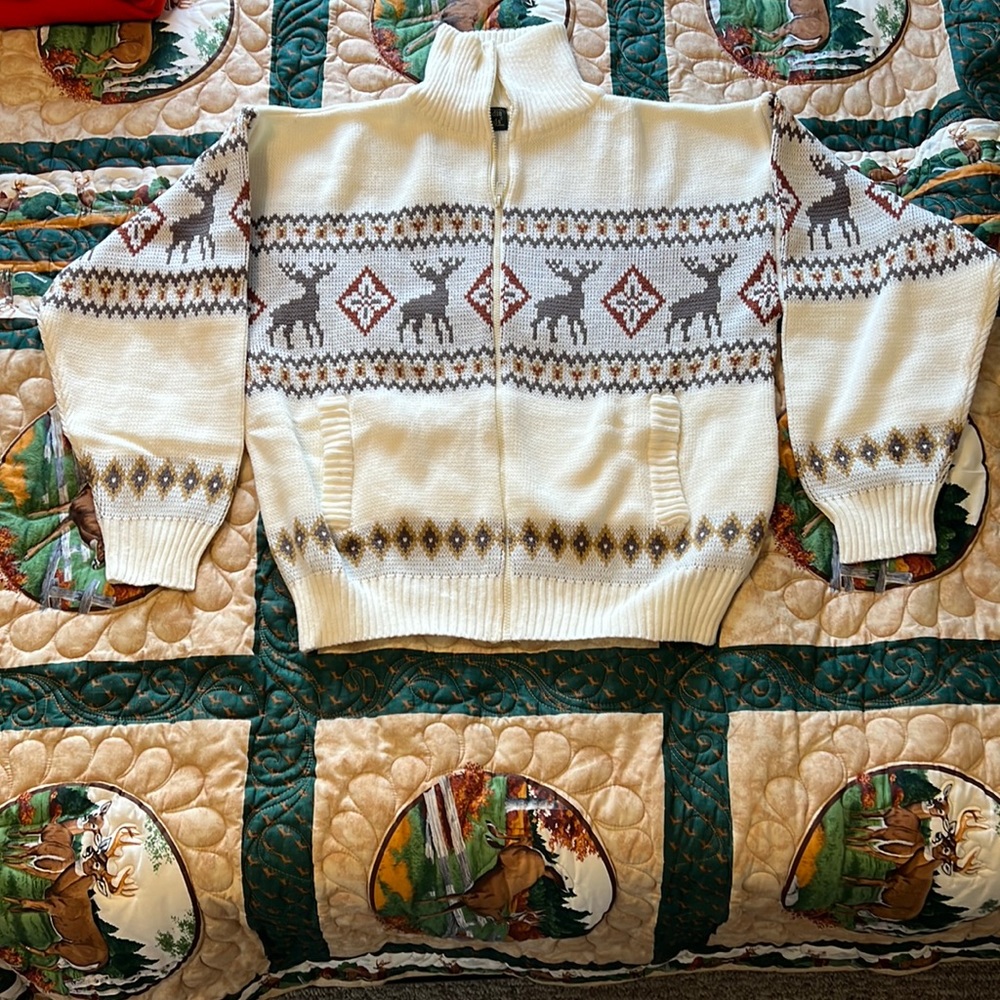 Sweater knit by Scandinavian Woods XL never worn